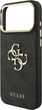Etui na smartfon Apple iPhone 18 Pro/17 Pro Guess 4G Big 4G Classic Logo Big Strap Metal Buttons Black (GUHCP18LP4G4BCSK) - obraz 6