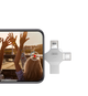 USB флешка 256GB 4в1 USB MicroUSB Lightning Type-C XO DK04 - зображення 7