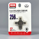 USB флешка 256GB 4в1 USB MicroUSB Lightning Type-C XO DK04 - зображення 2