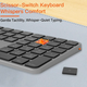 Беспроводной набор клавиатура и мышка 2 в 1 2.4G Bluetooth Meetion C230 черный - изображение 8