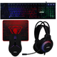 Игровой комплект клавиатура мышь гарнитура коврик 4 в 1 RGB 50 мм 5 В 100 мА Jedel CP-09 черный - изображение 6