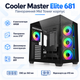 Корпус для ПК Cooler Master MasterBox 600 ARGB Mid Tower без БП E-ATX/ATX/MicroATX/ITX Black (MB600-KGNN-S00) - изображение 1