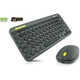 Комплект (клавіатура, миша) бездротовий REAL-EL Kit-635W Black - зображення 4