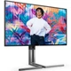 Монитор AOC U27U3CV 27'' Nano IPS 4K UHD 2хHDMI DP Type-C USB-hub HAS Pivot колонки Black-Silver (U27U3CV) - изображение 2