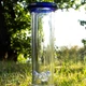 Стеклянный бонг курительный Beaker Dome Matrix 32 см Blue с перколятором - изображение 6