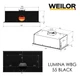 Витяжка повновбудована WEILOR LUNA WBG 55 BLACK - зображення 19