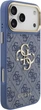 Etui na smartfon Apple iPhone 18 Pro Max/17 Pro Max Guess 4G Big 4G Classic Logo Big Strap Metal Buttons Blue (GUHCP18XP4G4BCSB) - obraz 4