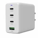 Зарядний пристрій Canyon CU100ACC GaN 100W 3xPD 1xQC EU White (CNS-CUW100ACC) - зображення 4