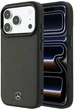 Чохол для смартфона Apple iPhone 17 Pro Max / 18 Pro Max Mercedes Leather Mesh with Bow Line MagSafe Anthracite (Mer008914) - зображення 1