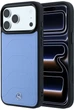 Чохол для смартфона Apple iPhone 17 Pro / 18 Pro Mercedes Leather Mesh with Bow Line MagSafe Blue (Mer008915) - зображення 1