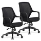 Комплект (2 шт) крісло Mealux Arco Black (арт. HF-B10 F/B-X2) - зображення 1