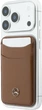Etui-portfel na smartfon Apple iPhone 18 Pro Max/17 Pro Max Mercedes-Benz Grill Pattern Leather MagSafe Camel (MEHMBWP18X25PWPCA) - obraz 9