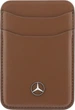 Etui-portfel na smartfon Apple iPhone 18 Pro Max/17 Pro Max Mercedes-Benz Grill Pattern Leather MagSafe Camel (MEHMBWP18X25PWPCA) - obraz 11