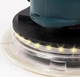 Жираф для стен и потолка шлифмашина Boxer 2200 Вт LED подсветка 360° диск 180 мм 1200–2300 об/мин - изображение 4