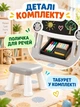 Мольберт детский Панда Двухсторонний Для рисования С табуретом и доской - изображение 12