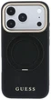 Etui do smartfona Apple iPhone 17 Pro Max / 18 Pro Max Guess Ring Stand 360 Grained Classic Logo MagSafe Black (GUE005670) - obraz 3
