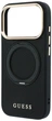 Etui do smartfona Apple iPhone 17 Pro Max / 18 Pro Max Guess Ring Stand 360 Grained Classic Logo MagSafe Black (GUE005670) - obraz 6