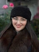 Зимняя теплая меховая шапка TEDDY LUXE с флисом женская черная - изображение 1