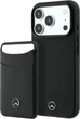 Etui-portfel na smartfon Apple iPhone 18 Pro/17 Pro Mercedes-Benz Grill Pattern Leather MagSafe Black (MEHMBWP18L25PWPK) - obraz 1