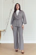 Женская кофта-жакет на запах с поясом и пуговицей 42–52 XXL-3XL - изображение 7