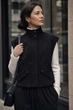 Женский свободный жилет из деним-шенила с высоким воротником-стойкой 42–52 L-XL, 2000000221755 - изображение 2
