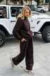 Костюм Jadone Fashion Дейси S-M коричневый - изображение 8