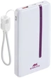 Powerbank RIVACASE VA2311 10000 mAh 22.5W White (VA2311_WE) - obraz 1