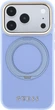 Etui na smartfon Apple iPhone 18 Pro Max/17 Pro Max Guess Ring Stand 360 Grained Classic Logo MagSafe Light Blue (GUHMP18X6PSGRSCLB) - obraz 1