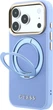Etui na smartfon Apple iPhone 18 Pro Max/17 Pro Max Guess Ring Stand 360 Grained Classic Logo MagSafe Light Blue (GUHMP18X6PSGRSCLB) - obraz 2