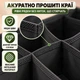 Органайзер для белья 2 шт 24 секции коробки для хранения носков трусов футболок одежды складные органайзеры в шкаф комод гардероб ячейки 8х5.3 см спанбонд 32х32х10 см серые для дома аксессуаров - изображение 4