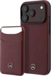 Etui-portfel na smartfon Apple iPhone 18 Pro/17 Pro Mercedes-Benz Grill Pattern Leather MagSafe Burgundy (MEHMBWP18L25PWPR) - obraz 1
