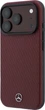 Etui-portfel na smartfon Apple iPhone 18 Pro/17 Pro Mercedes-Benz Grill Pattern Leather MagSafe Burgundy (MEHMBWP18L25PWPR) - obraz 4