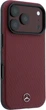 Etui-portfel na smartfon Apple iPhone 18 Pro/17 Pro Mercedes-Benz Grill Pattern Leather MagSafe Burgundy (MEHMBWP18L25PWPR) - obraz 5