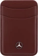 Etui-portfel na smartfon Apple iPhone 18 Pro/17 Pro Mercedes-Benz Grill Pattern Leather MagSafe Burgundy (MEHMBWP18L25PWPR) - obraz 11
