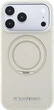 Etui na smartfon Apple iPhone 18 Pro/17 Pro Karl Lagerfeld Ring Stand 360 Saffiano Classic Logo MagSafe Beige (KLHMP18L6PSARSKME) - obraz 1