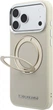 Etui na smartfon Apple iPhone 18 Pro/17 Pro Karl Lagerfeld Ring Stand 360 Saffiano Classic Logo MagSafe Beige (KLHMP18L6PSARSKME) - obraz 2