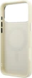 Etui na smartfon Apple iPhone 18 Pro/17 Pro Karl Lagerfeld Ring Stand 360 Saffiano Classic Logo MagSafe Beige (KLHMP18L6PSARSKME) - obraz 6