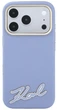 Чохол для смартфона Apple iPhone 17 Pro Max / 18 Pro Max Karl Lagerfeld Grained with Resin Signature Logo MagSafe Light Blue (KF003170) - зображення 3