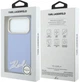 Чохол для смартфона Apple iPhone 17 Pro Max / 18 Pro Max Karl Lagerfeld Grained with Resin Signature Logo MagSafe Light Blue (KF003170) - зображення 8