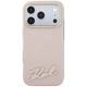 Чохол для смартфона Apple iPhone 17 Pro Max / 18 Pro Max Karl Lagerfeld Grained with Resin Signature Logo MagSafe Pink (KF003174) - зображення 3