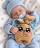 Грелка с вешневыми косточками для животика Зайка размер 16х13см бежевый - изображение 3