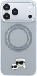 Etui na smartfon Apple iPhone 18 Pro Max/17 Pro Max Karl Lagerfeld Ring Stand 360 Karl & Choupette Heads Pin MagSafe Grey (KLHMP18XPSRSKCHG) - obraz 1