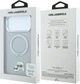 Etui na smartfon Apple iPhone 18 Pro Max/17 Pro Max Karl Lagerfeld Ring Stand 360 Karl & Choupette Heads Pin MagSafe Grey (KLHMP18XPSRSKCHG) - obraz 8