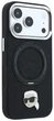 Чохол для смартфона Apple iPhone 17 Pro Max / 18 Pro Max Karl Lagerfeld with Ring Stand 360 Karl Head Pin MagSafe Black (KF003234) - зображення 4