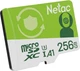 Карта памяти Netac microSDXC 256GB UHS-I U3 V30 A1 - изображение 1