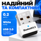 Bluetooth адаптер USB Dongle Dual Mode Bluetooth 5.3 + BLE White Kayfovo BAW-53 - зображення 5