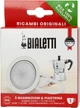 Zestaw do kawiarek Bialetti Uszczelka 3 szt + Sitko 1 szt (8006363033992) - obraz 1