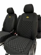 Авто чехлы на сиденья Favot Chevrolet Taсuma (2004-2008) модельные Комплект черно-серый - изображение 1