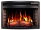 Електрокамін 3D ArtiFlame 1600 Вт вбудований з інфрачервоним обігрівом заокруглене панорамне скло електрокамін з ефектом живого полум'я звук вогню пульт таймер до 30 м2 - зображення 6