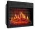 Камін електричний ArtiFlame 1800 Вт електрокамін вбудований з цегляною кладкою на стінках вогнища ефект полум'я звук горіння вогню для дому до 30 м2 термостат пульт - зображення 7